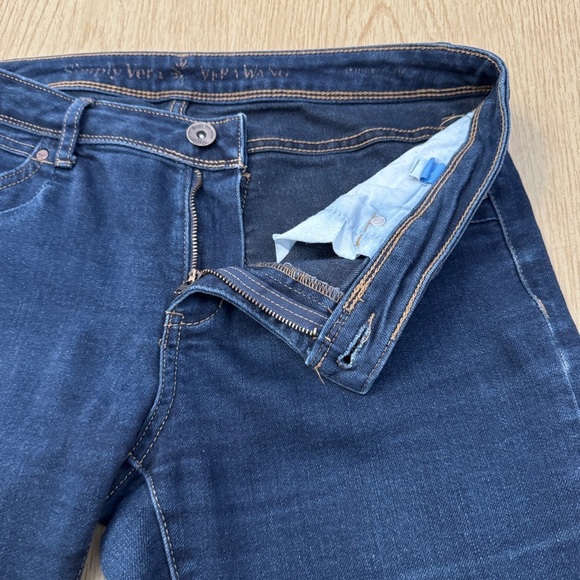 Simply Vera Wang Skinny Jeans Size 6 Dark Wash Mid Rise Stretch Denim - Picture 10 of 15